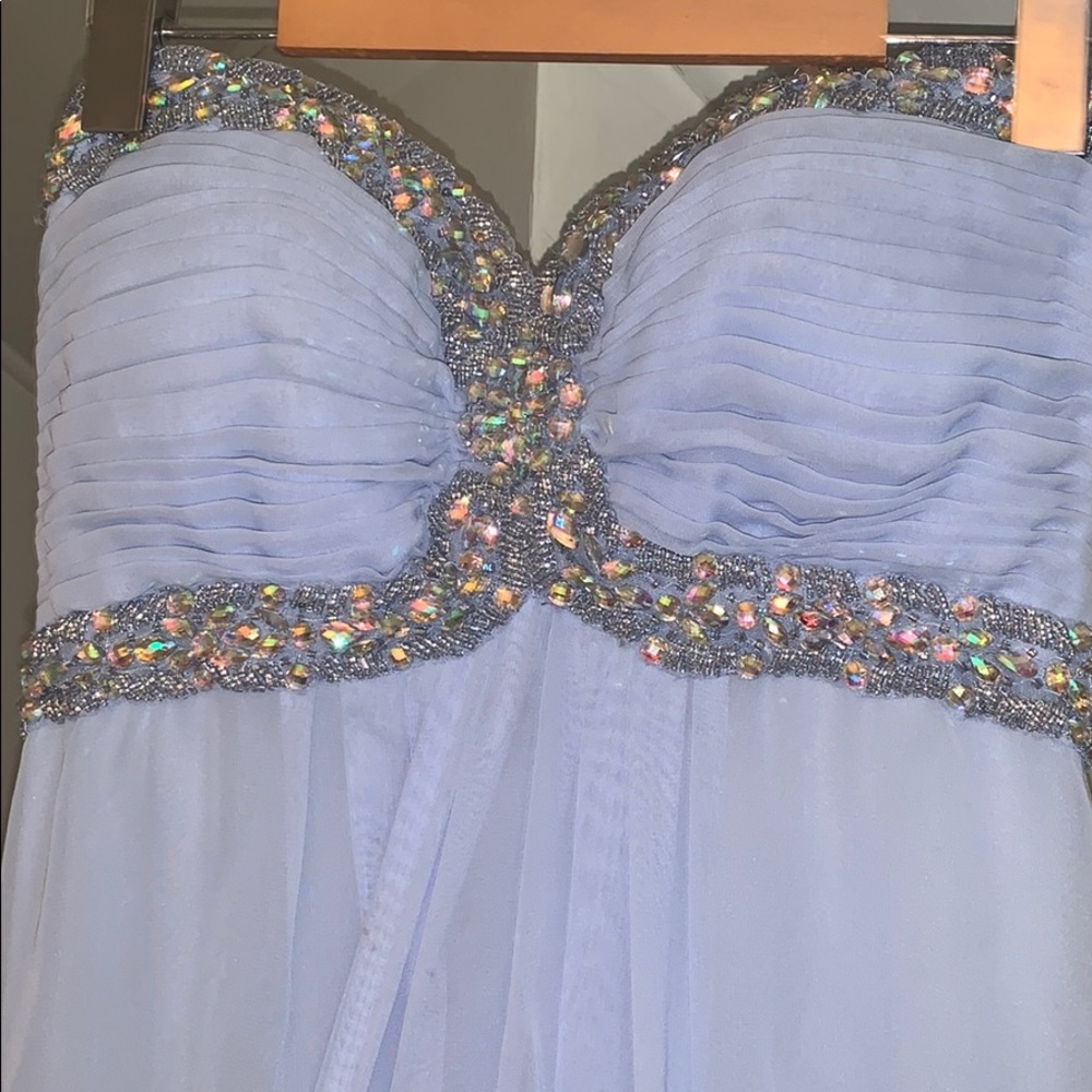 Baby blue prom dress!💙✨